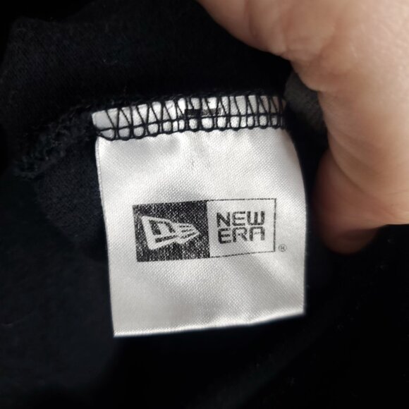 New Era Mens Black Short Sleeve Polo Shirt Sz Large - Picture 8 of 12